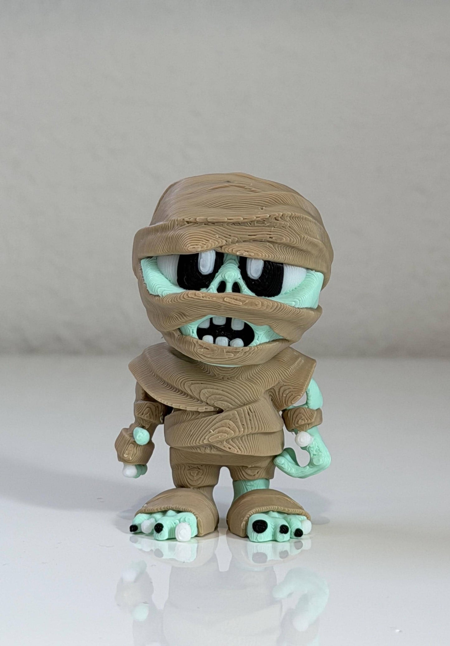 Cute Mummy Figurine - Halloween 3D Printed Spooky Decor & Unique Gothic Collectibles, Cute and Funny,  Halloween Gift, Fall Gift