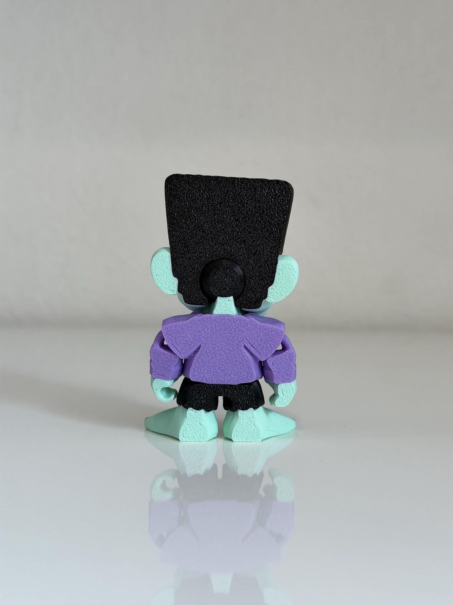 Cute Frankenstein Figurine - Halloween 3D Printed Spooky Decor Unique Gothic Collectibles, Cute and Funny, Halloween Gift, Fall Gift