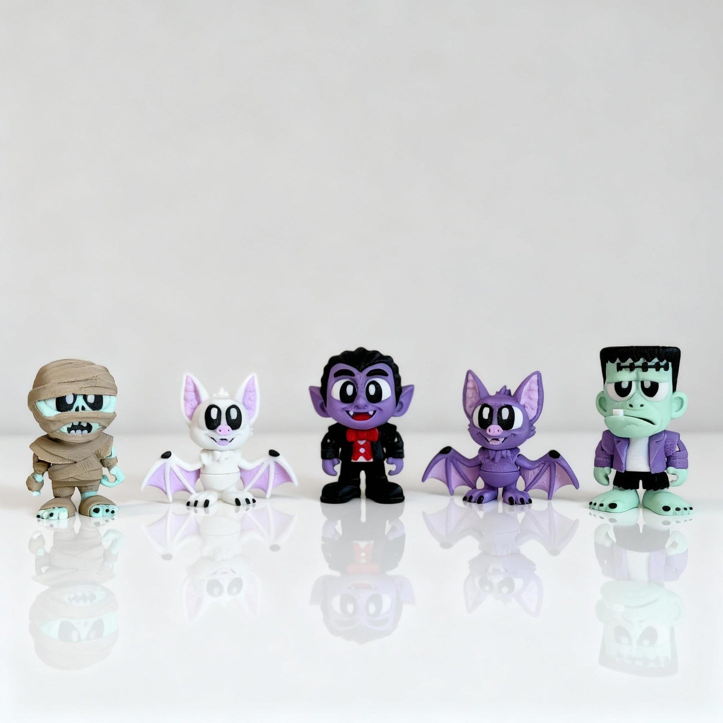 Cute Mummy Figurine - Halloween 3D Printed Spooky Decor & Unique Gothic Collectibles, Cute and Funny,  Halloween Gift, Fall Gift