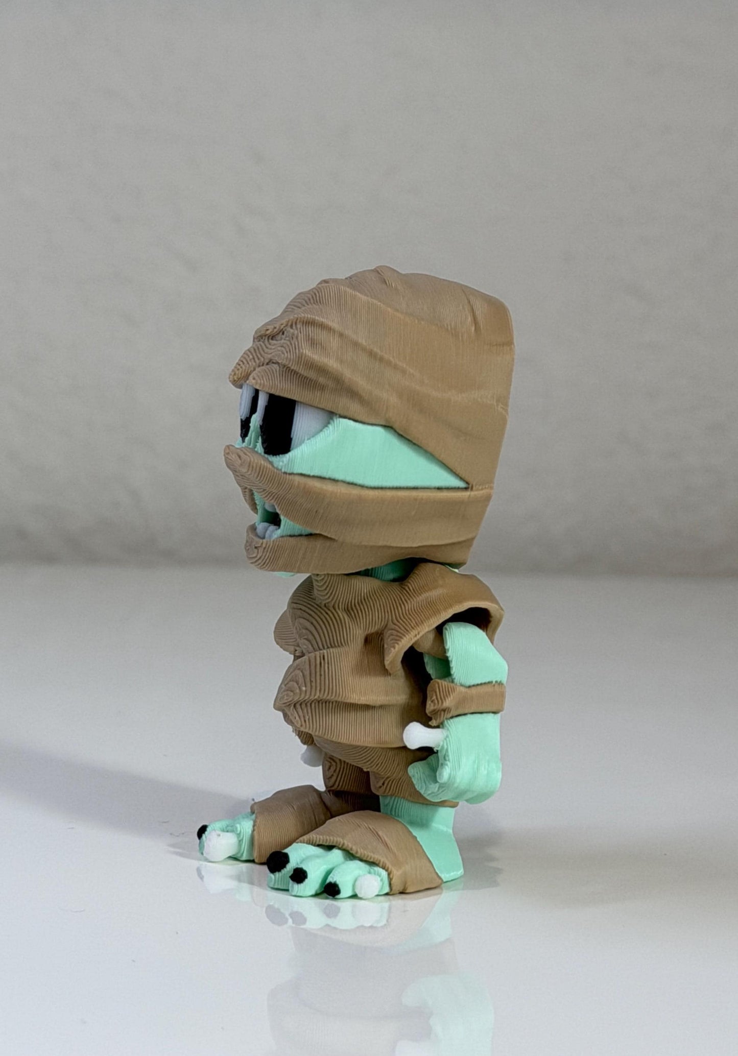 Cute Mummy Figurine - Halloween 3D Printed Spooky Decor & Unique Gothic Collectibles, Cute and Funny,  Halloween Gift, Fall Gift