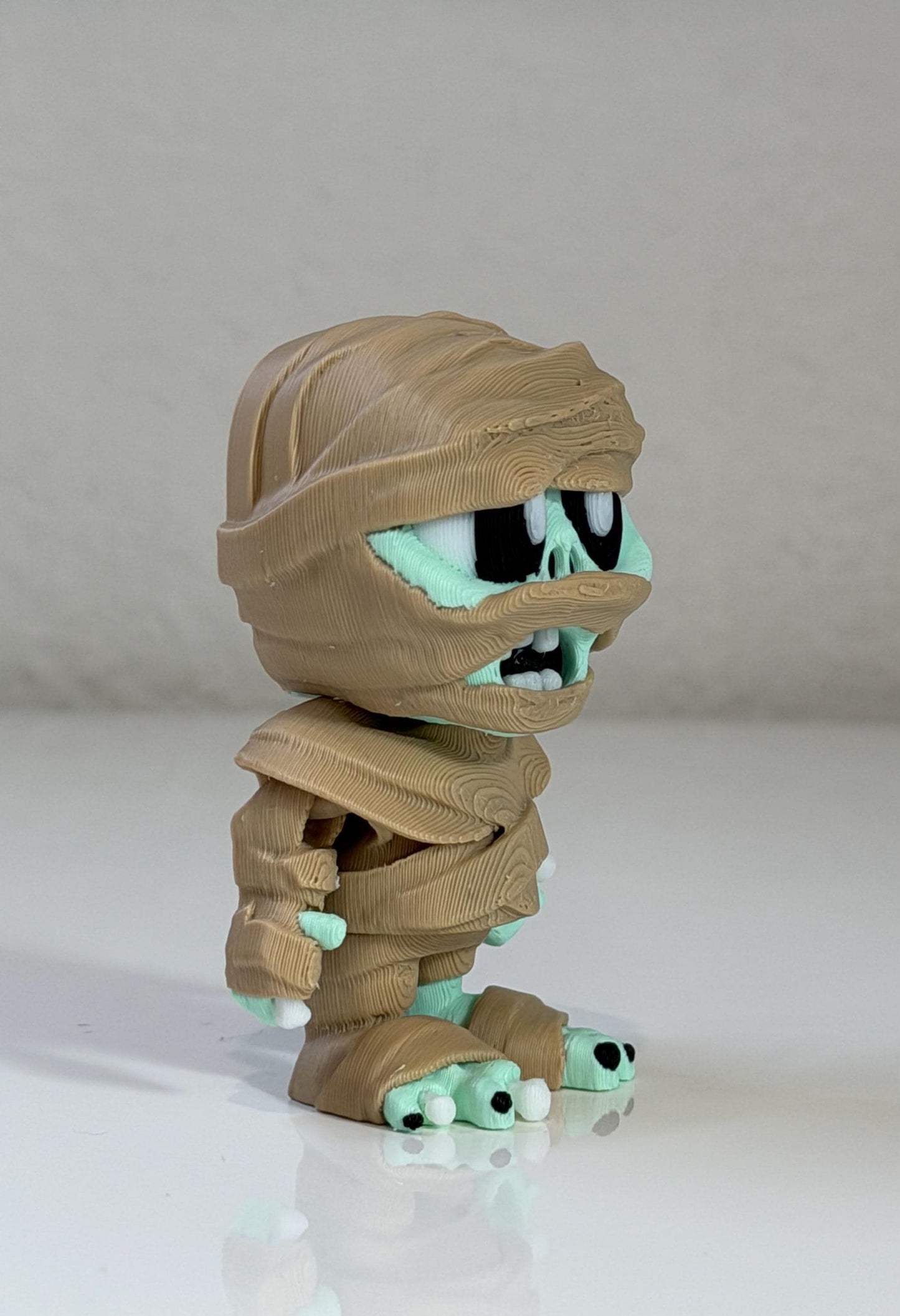 Cute Mummy Figurine - Halloween 3D Printed Spooky Decor & Unique Gothic Collectibles, Cute and Funny,  Halloween Gift, Fall Gift