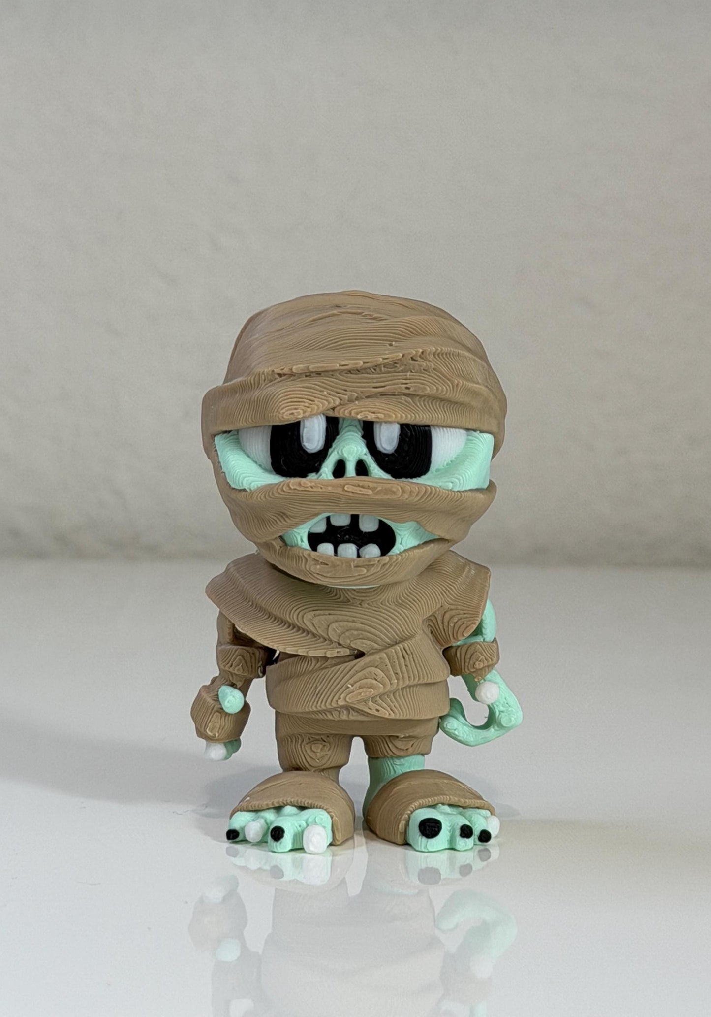 Cute Mummy Figurine - Halloween 3D Printed Spooky Decor & Unique Gothic Collectibles, Cute and Funny,  Halloween Gift, Fall Gift